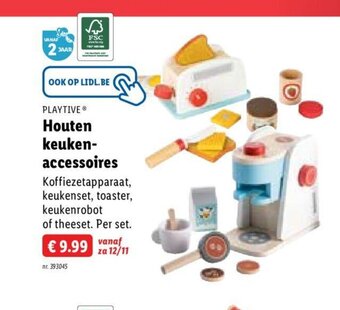 Lidl Playtive houten keukenaccessoires aanbieding