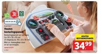 Lidl Playtive houten besturingspaneel aanbieding