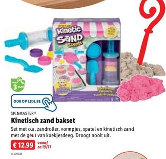 Lidl Spinmaster kinetisch zand basket aanbieding