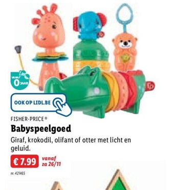 Fisher-price babyspeelgoed