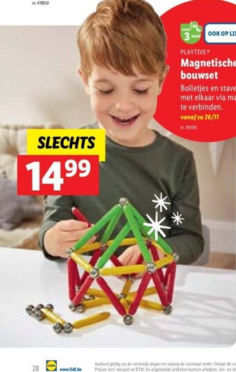 Playtive magnetische bouwset