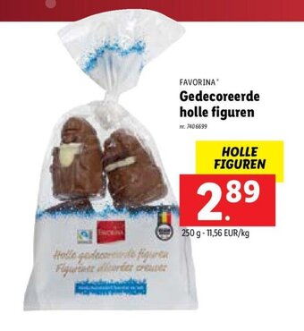 Lidl Favorina gedecoreerde holle figuren aanbieding