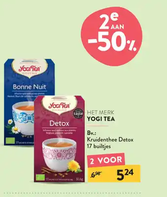 Het merk yogi tea