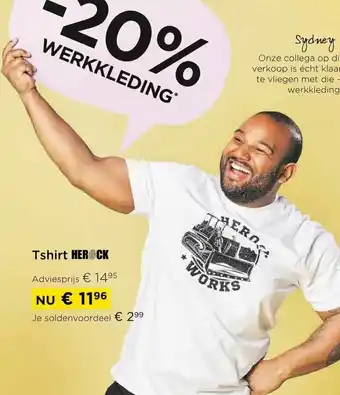 Molecule T-shirt herock aanbieding