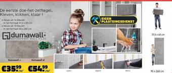 Bouwcenter Frans Vlaeminck Dumawall+ waterproof wall tiles aanbieding