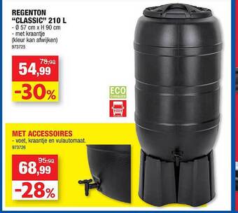 Hubo Regenton aanbieding