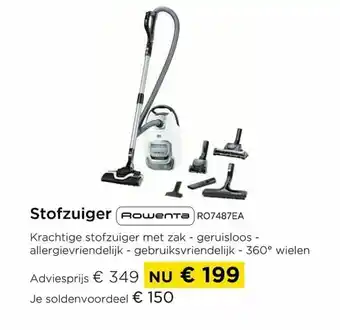 Stofzuiger rowenta ro7487ea