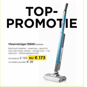 Molecule Vloerreiniger domo do2355w aanbieding