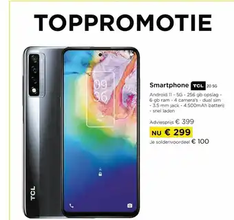 Molecule Smartphone tcl 20 5g aanbieding