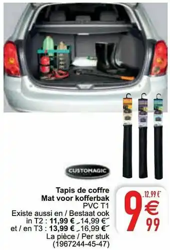 Cora Tapis de coffre mat voor kofferbak pvc t1 aanbieding