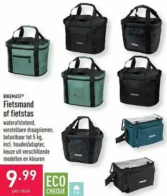 ALDI Fietsmand of fietstas aanbieding