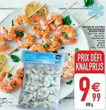 Cora Queues de crevettes garnaalstaarten ocean pride aanbieding