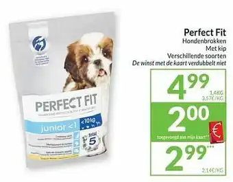Intermarché Perfect fit hondenbrokken met kip aanbieding
