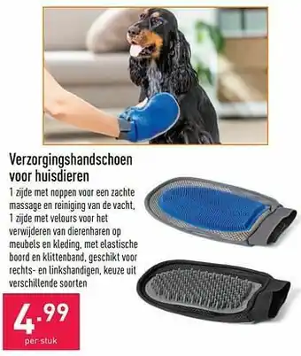 ALDI Verzorgingshandschoen voor huisdieren aanbieding
