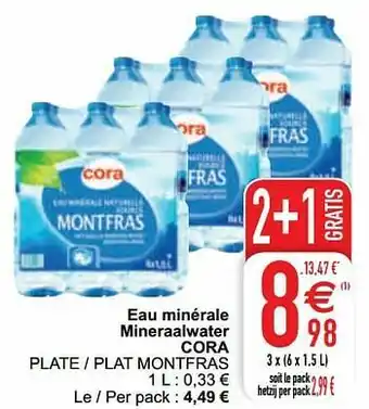 Cora Eau minérale mineraalwater cora aanbieding