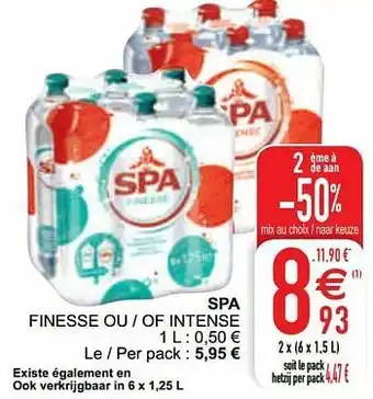 Cora Spa finesse ou - of intense aanbieding