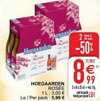 Hoegaarden rosée