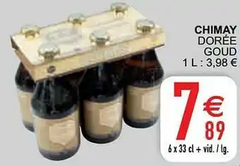 Cora Chimay dorée goud aanbieding