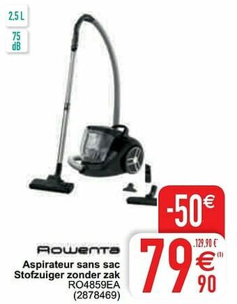 Cora Rowenta aspirateur sans sac stofzuiger zonder zak ro4859ea aanbieding