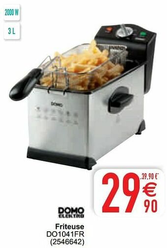 Cora Domo elektro friteuse do1041fr aanbieding