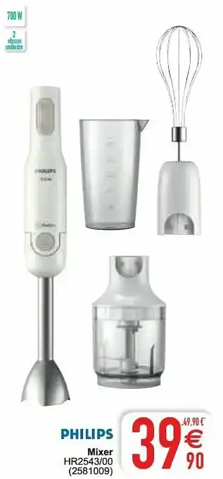 Cora Philips mixer hr2543-00 aanbieding