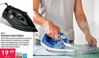 ALDI Quigg snoerloos stoomstrijkijzer aanbieding