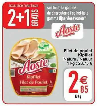 Cora Filet de poulet kipfilet aanbieding