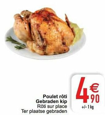 Cora Poulet rôti gebraden kip aanbieding