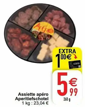 Cora Assiette apéro aperitiefschotel aanbieding