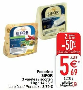 Cora Pecorino sifor aanbieding
