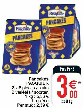 Cora Pancakes pasquier aanbieding