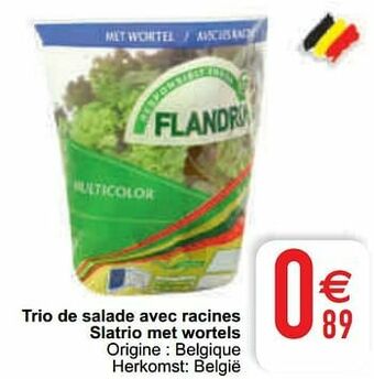 Cora Trio de salade avec racines slatrio met wortels aanbieding