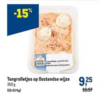 Tongrolletjes op oostendse wijze