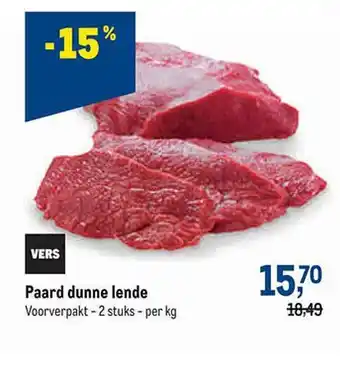 Makro Paard dunne lende aanbieding
