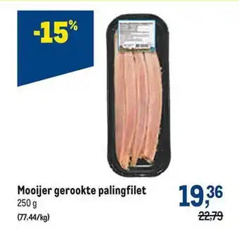 Makro Mooijer gerookte palingfilet aanbieding
