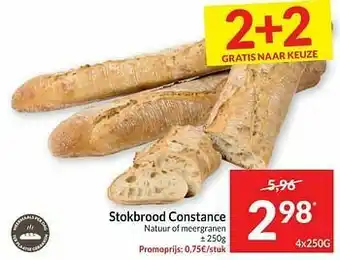Stokbrood constance natuur of meergranen