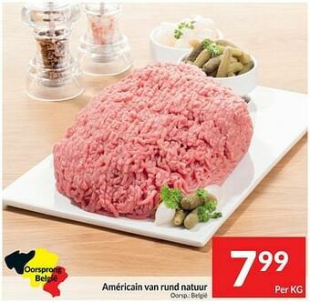 Intermarché Américain van rund natuur aanbieding
