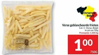 Intermarché Verse geblancheerde frieten aanbieding