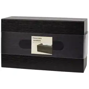 Action Bamboe tissuebox aanbieding