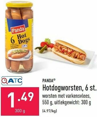 ALDI Hotdogworsten aanbieding