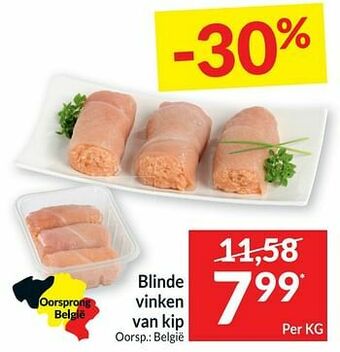 Intermarché Blinde vinken van kip aanbieding