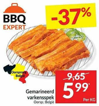 Intermarché Gemarineerd varkensspek aanbieding