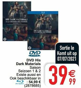 Cora Dvd his dark materials aanbieding