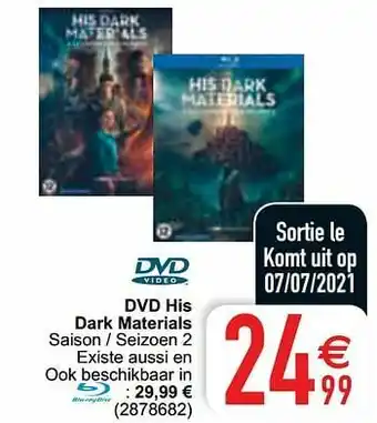 Cora Dvd his dark materials aanbieding