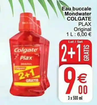 Cora Eau buccale mondwater colgate plax aanbieding