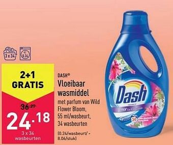 ALDI Vloeibaar wasmiddel aanbieding
