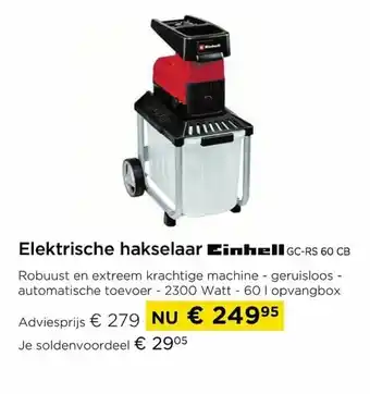 Elektrische hakselaar einhell