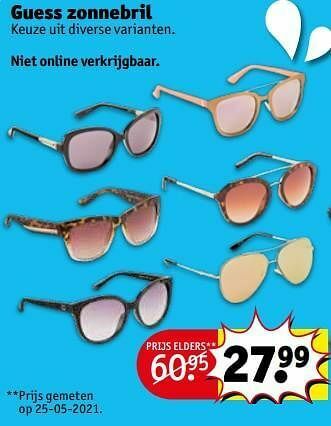 Kruidvat Guess zonnebril aanbieding
