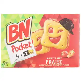 Bn pocket aardbeienkoekjes
