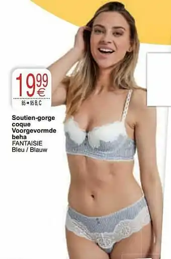 Cora Soutien-gorge coque voorgevormde beha fantaisie aanbieding